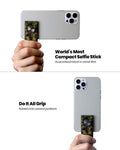 Flickstick is the world's smallest selfie stick and versatile phone grip.