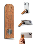 An image showing the Flickstick as a phone stand and selfie stick